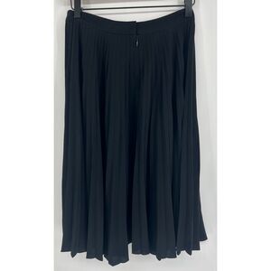 A.L.C. Black Pleated A-Line Midi Women's Size 4 Skirt ALC